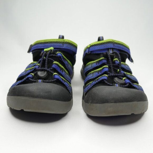 Keen Newport H2 Kids Size 5 Blue Green Slip On Waterproof Fisherman Sandals - Picture 2 of 9